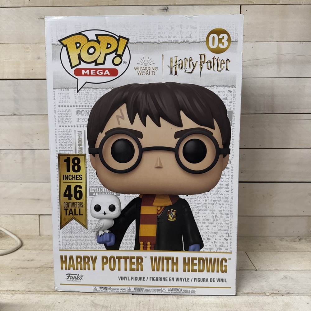 Original #1 Harry Potter With Hedwig 18 Inch Funko Pop  Fast Shipping